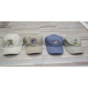 LOT OF 4 US OPEN GOLF HATS. - Pinehurst, Merion, Pebble Beach, Oakmont. USGA